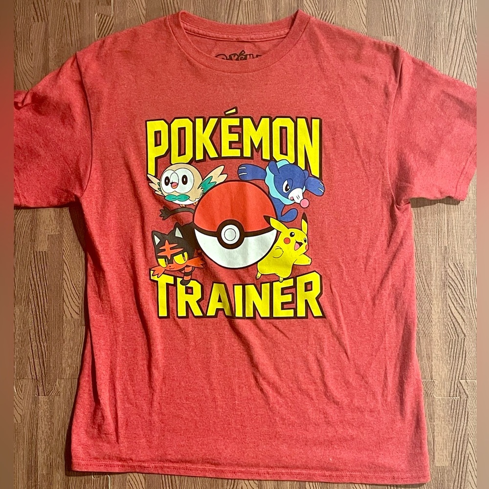 Pokemon "Pokemon Trainer" Shortsleeve TShirt *Like New* Size Kids L